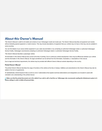 volkswagen tiguan 2023 owners manual